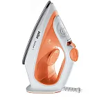 Fier de calcat Braun TexStyle 1 SI1009OR, 1900 W, abur variabil 25g/min, jet de abur 120g/min, rezervor 220 ml, talpa ceramica, sistem antipicurare, Alb/Portocaliu