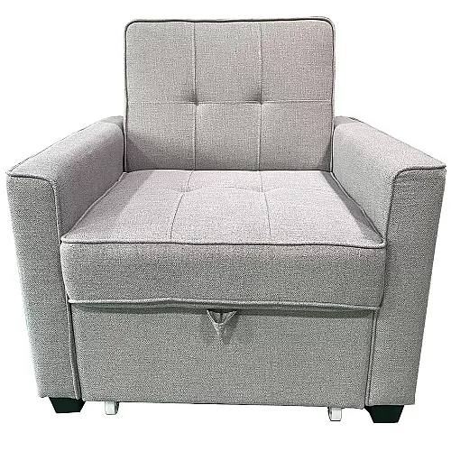 Fotoliu Extensibil CONFORT, stofa gri, dimensiuni 81 x 84 x 85,5 cm, SET B, Smart Living Studio Casa